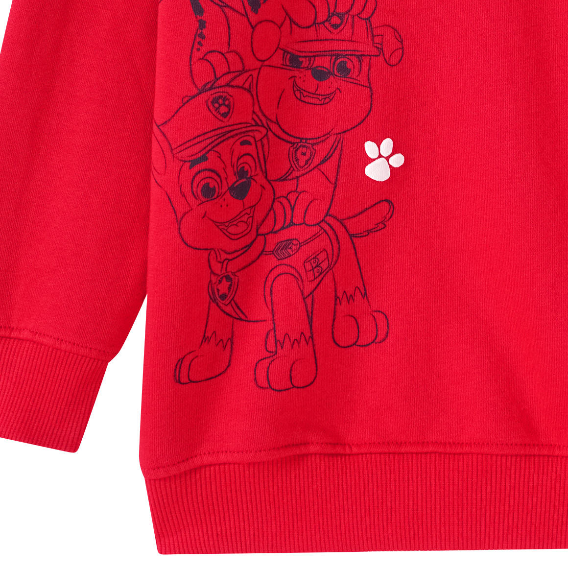 Topolino PAW Patrol Sweatshirt mit Print rot