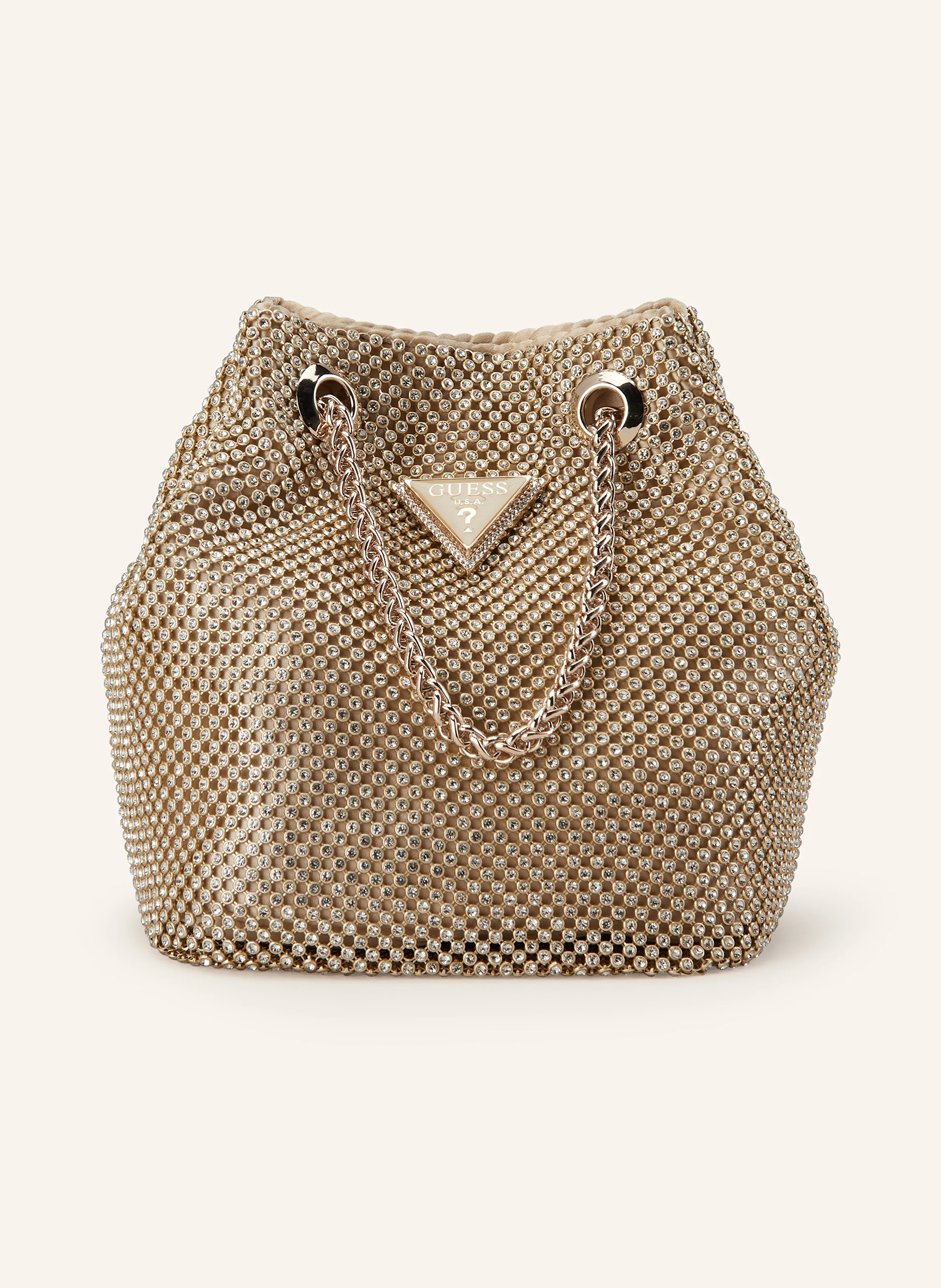 GUESS Beuteltasche ZALINA mit Schmucksteinen