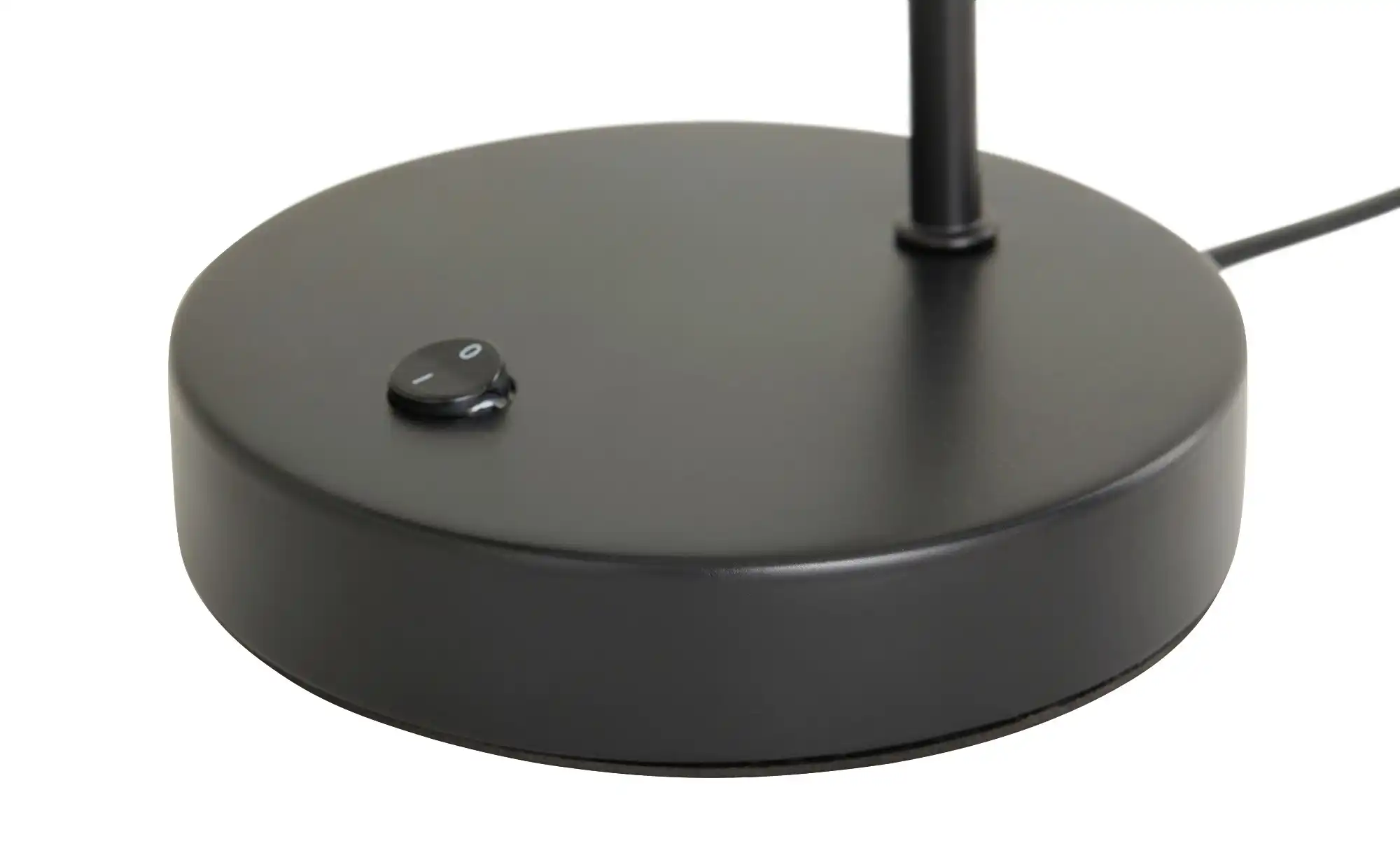 KHG LED-Tischeuchte, 1-flammig, schwarz/ Rauchglas