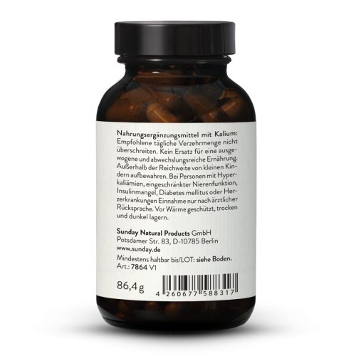 Sunday Natural Products  Kaliumgluconat Kapsel