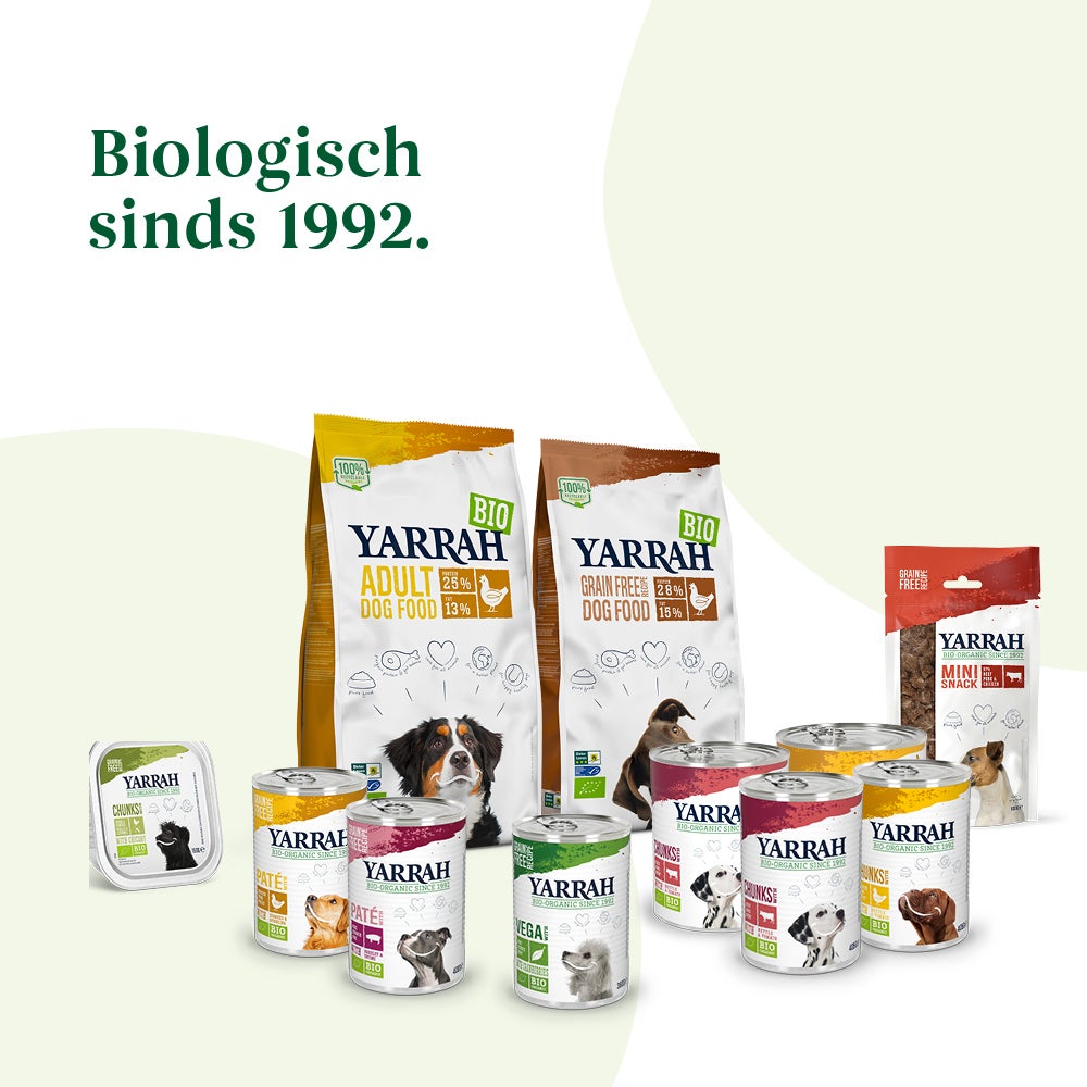 Yarrah biologisch hondenvoer paté varken 400 g