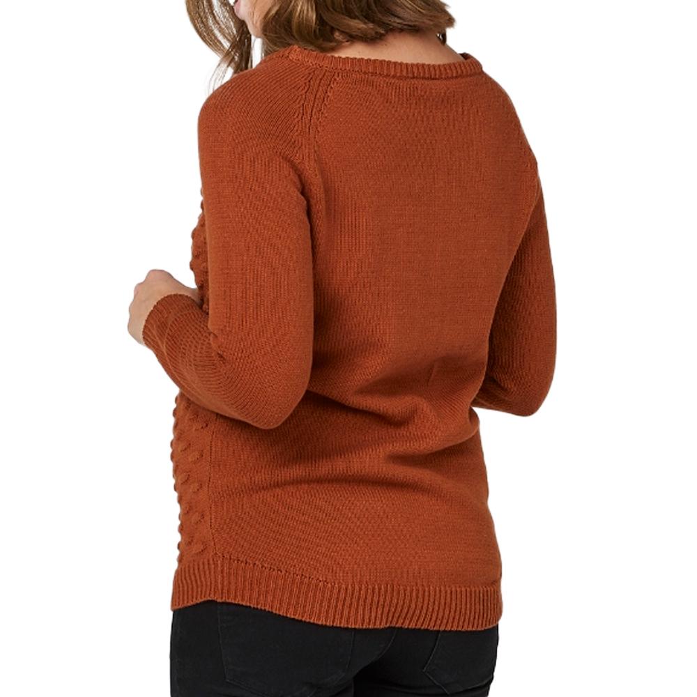 Mamalicious Pull de Grossesse Terracotta Femme Mamalicious