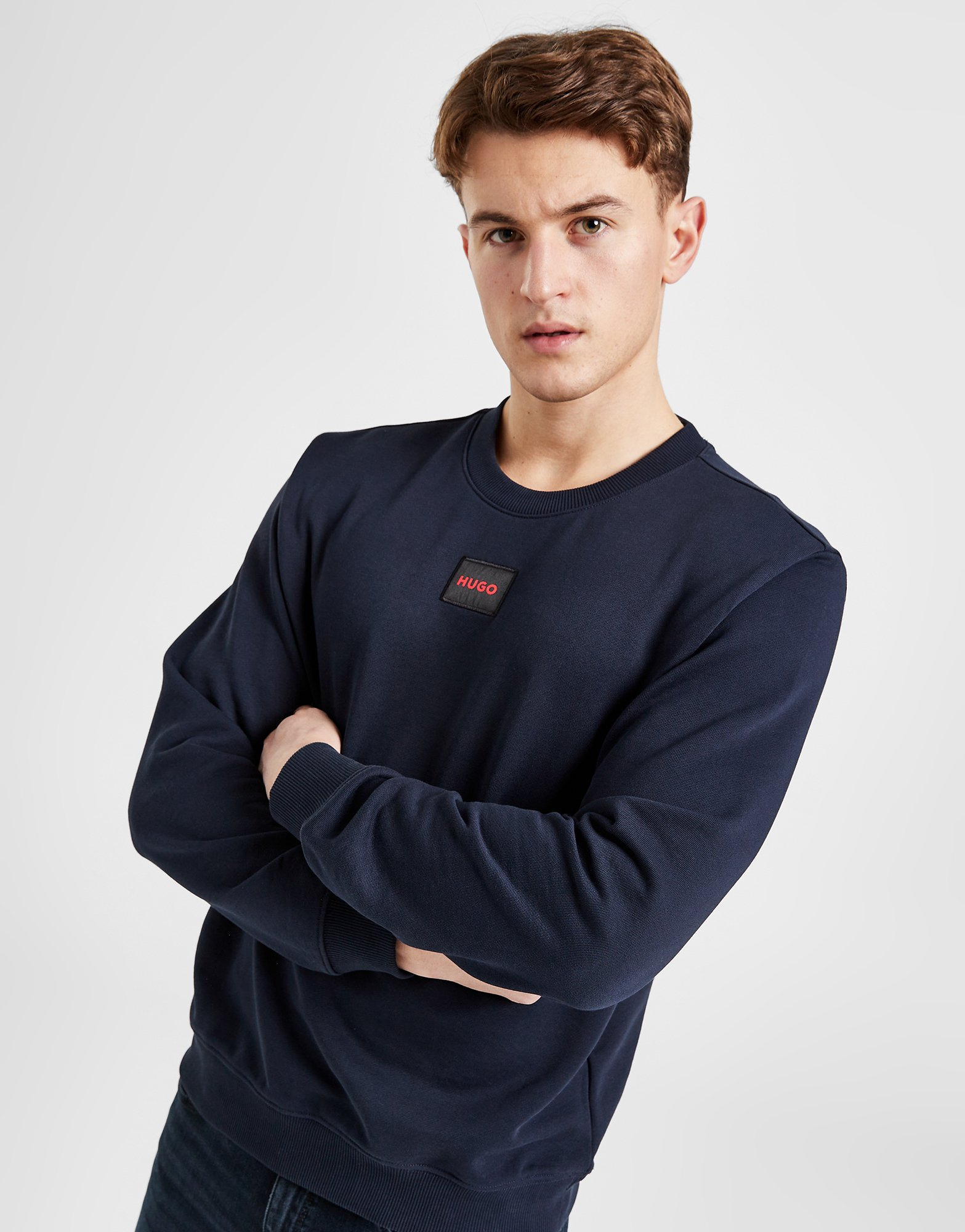 HUGO Sweatshirt Diragol Square Patch Homme
