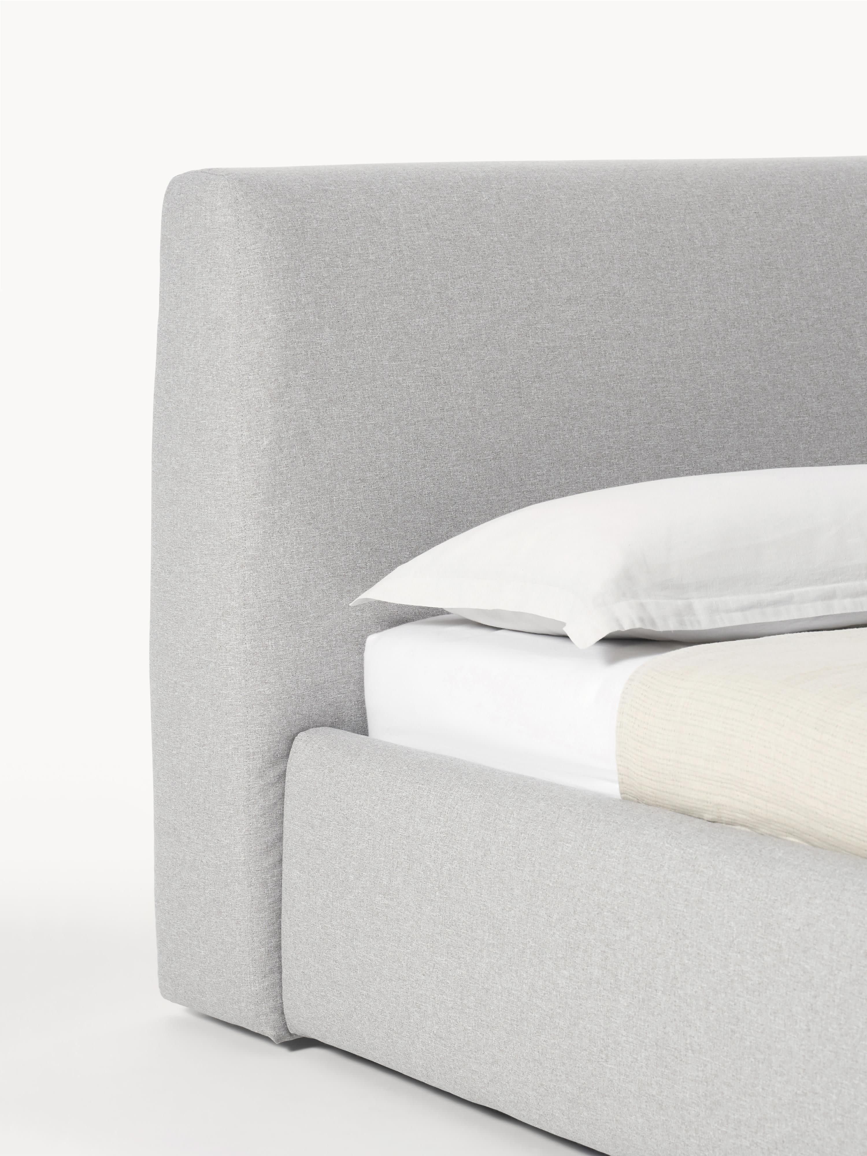 Gestoffeerd bed Cloud met opbergruimte