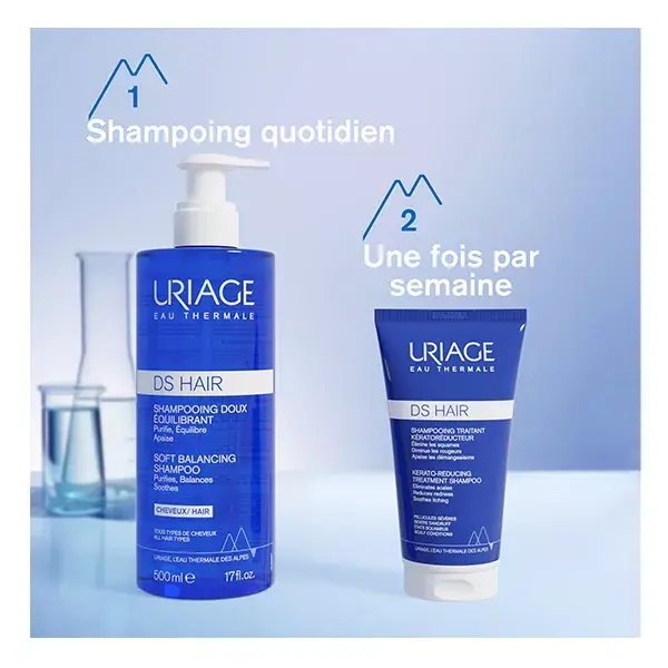 Shampoo de Tratamento Queratorredutor Uriage DS para Cabelo 150ml