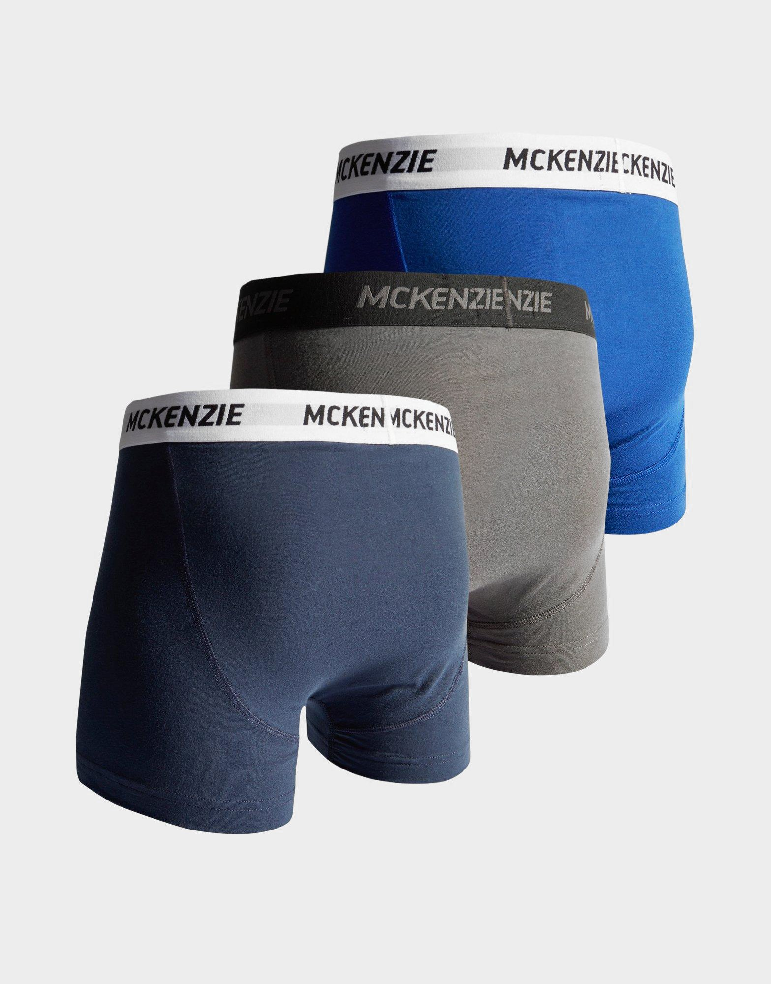 McKenzie Pack de 3 boxers Homme