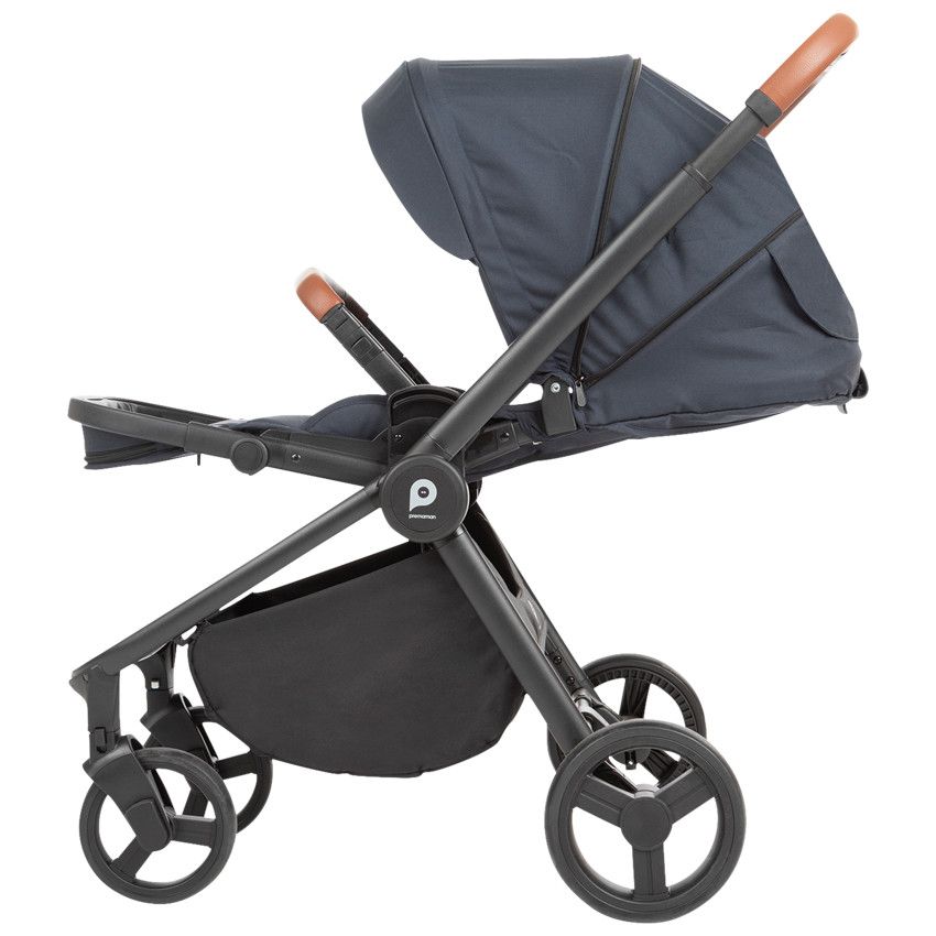 Poussette trio Tessa - Bleu marine - Ecru