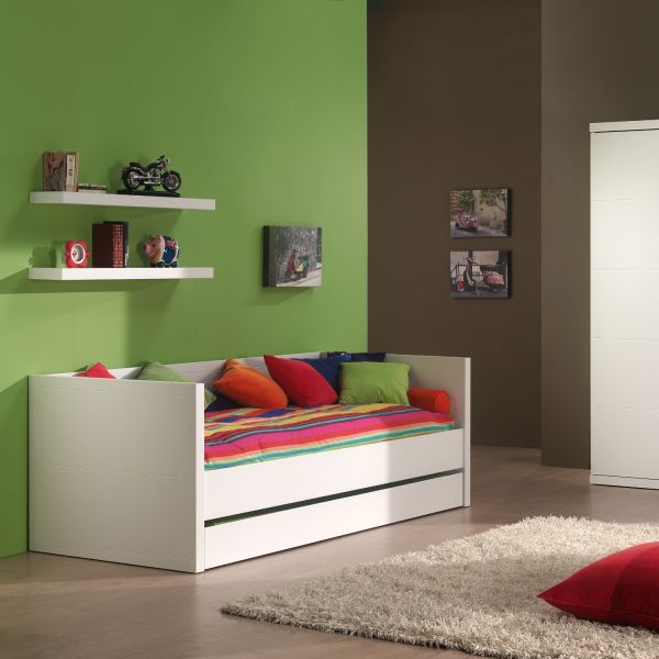 Vipack Lara Bedbank Wit 90 x 200 cm