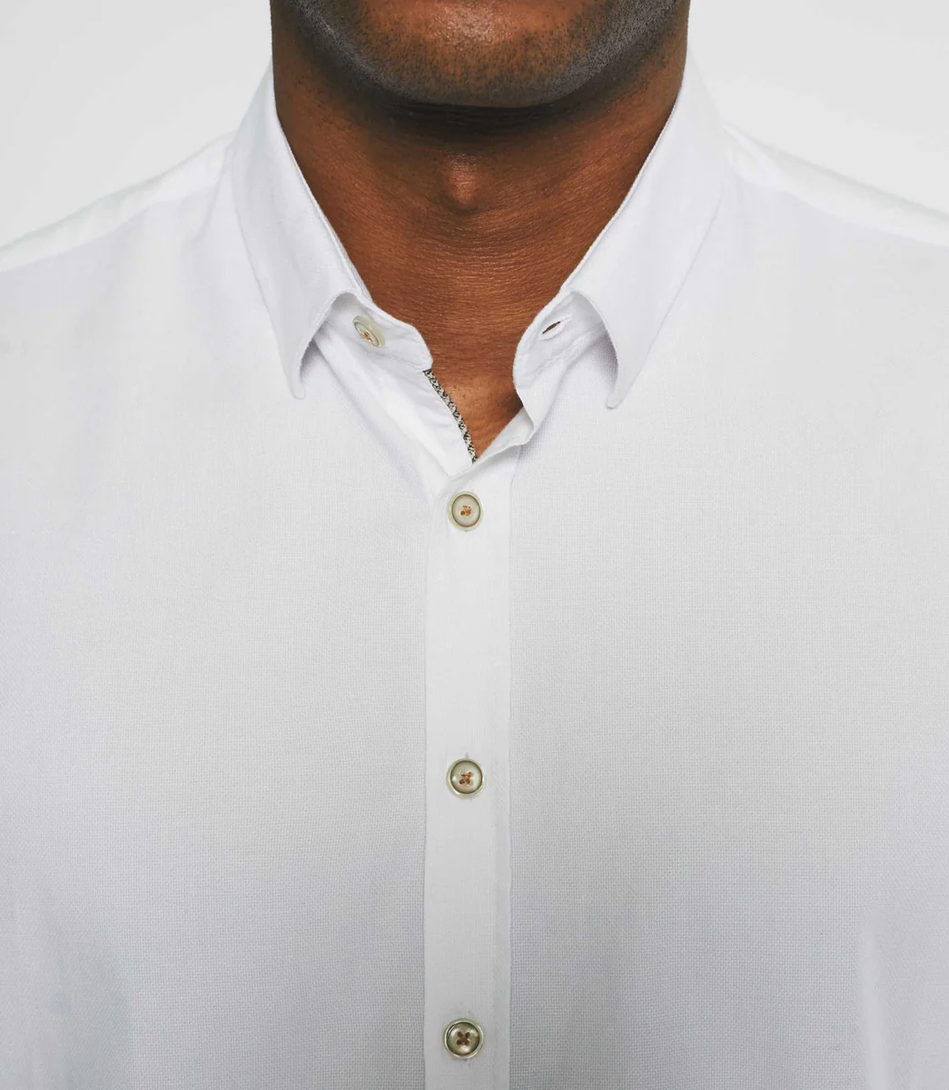 Chemise avec coudière blanche JADE