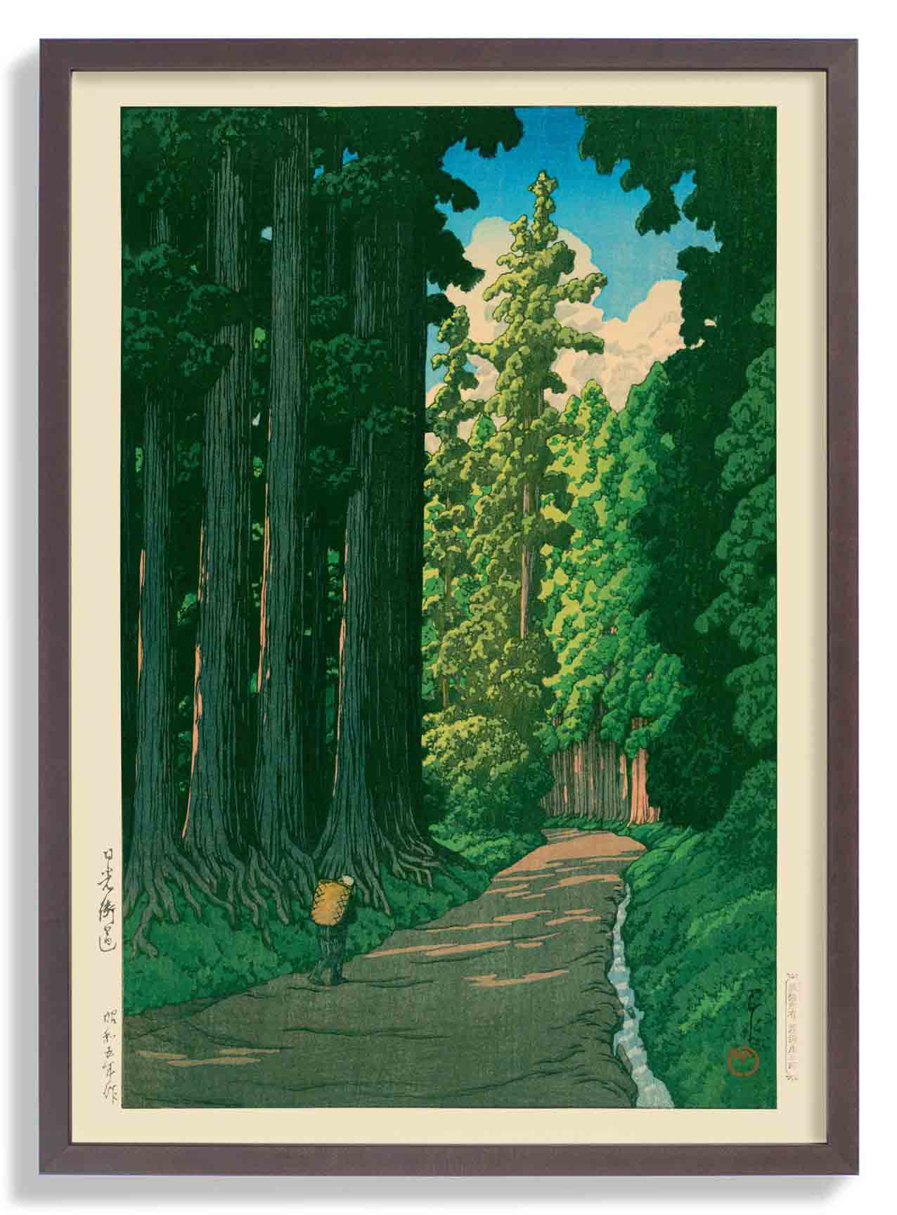 Straße nach Nikko von Hasui