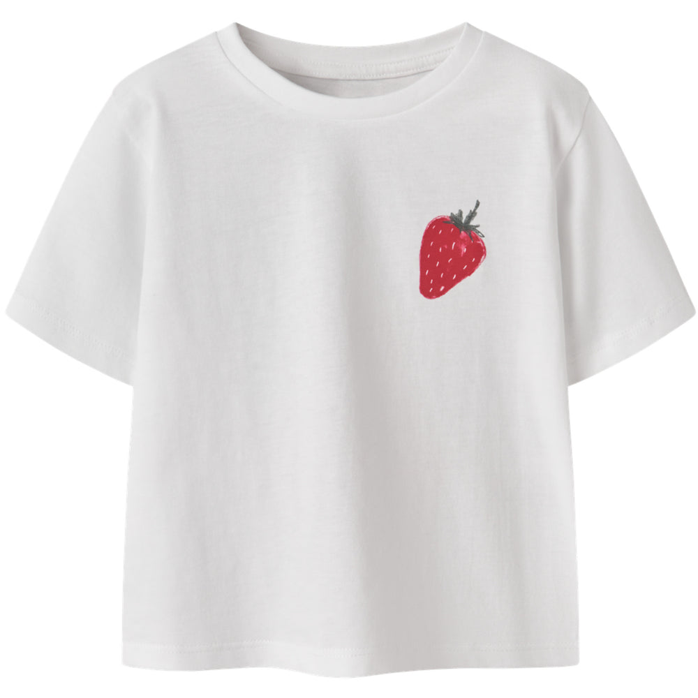 Køb Name It Bright White Nmfjaysline Ss Nreg Top Box