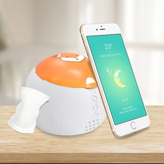 Chaussette connectée MonFoxy - Surveiller le sommeil de bébé