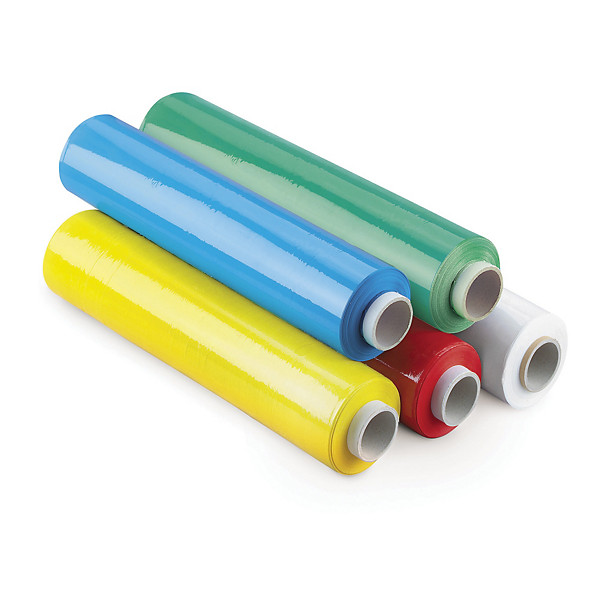 RAJASTRETCH Film étirable manuel cast blanc opaque 20microns 450mm x 300m, lot de 6