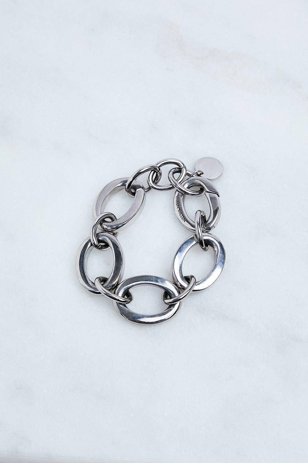 KarenMillen Bracelet chaîne à maillons contourés haut de gamme