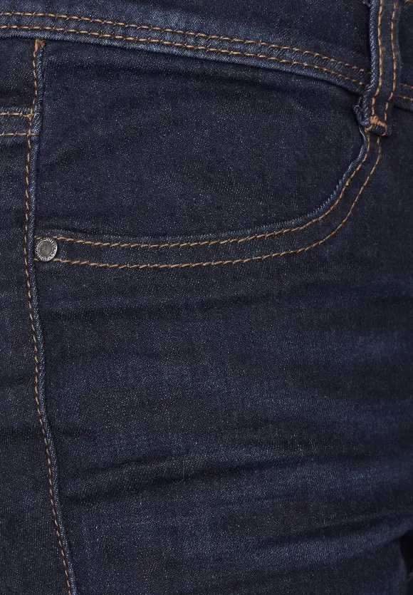 Blaue Skinny Fit Jeggings - rinse indigo used wash