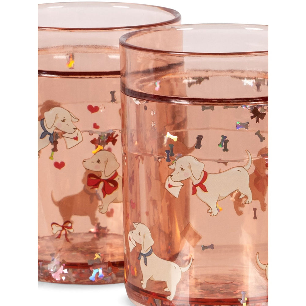 Køb Konges Sløjd Woof Letter Rose 2 Pak Glitter Kopper
