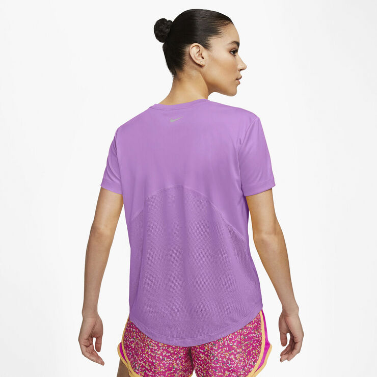 Nike Dri Fit Miler T Shirt Lilla