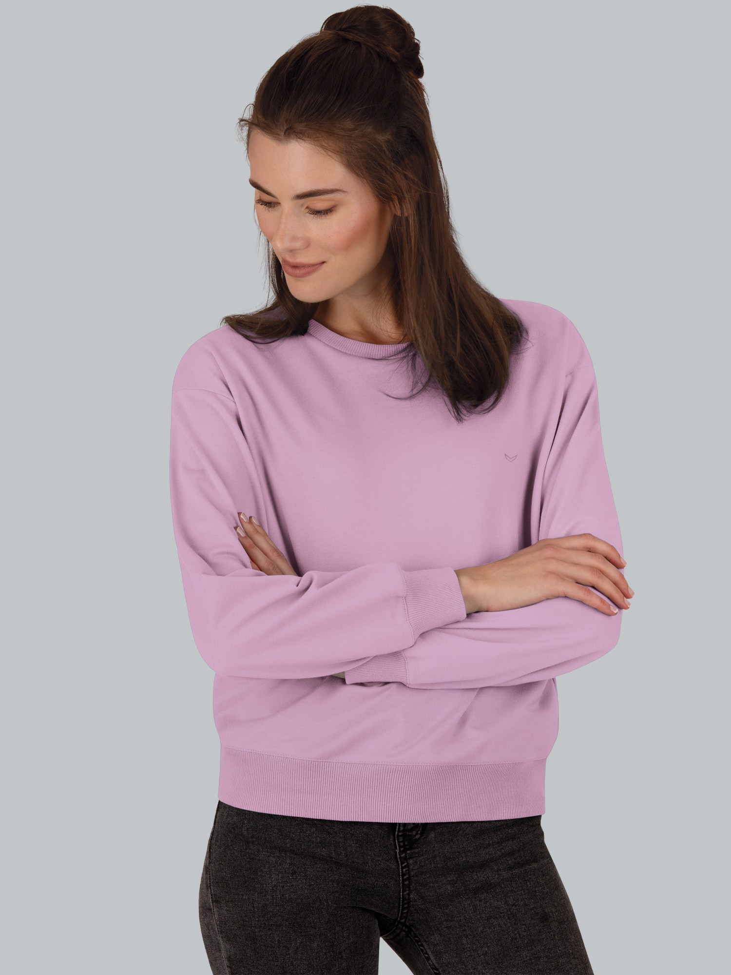 Dünnes Sweatshirt Orchidee
