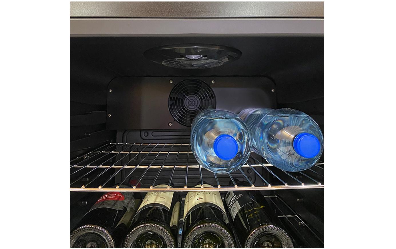 Gewerbekühlschrank GK130L01 Rechts (wechselbar)<br>Kühlschrank, Freistehend, Schwarz