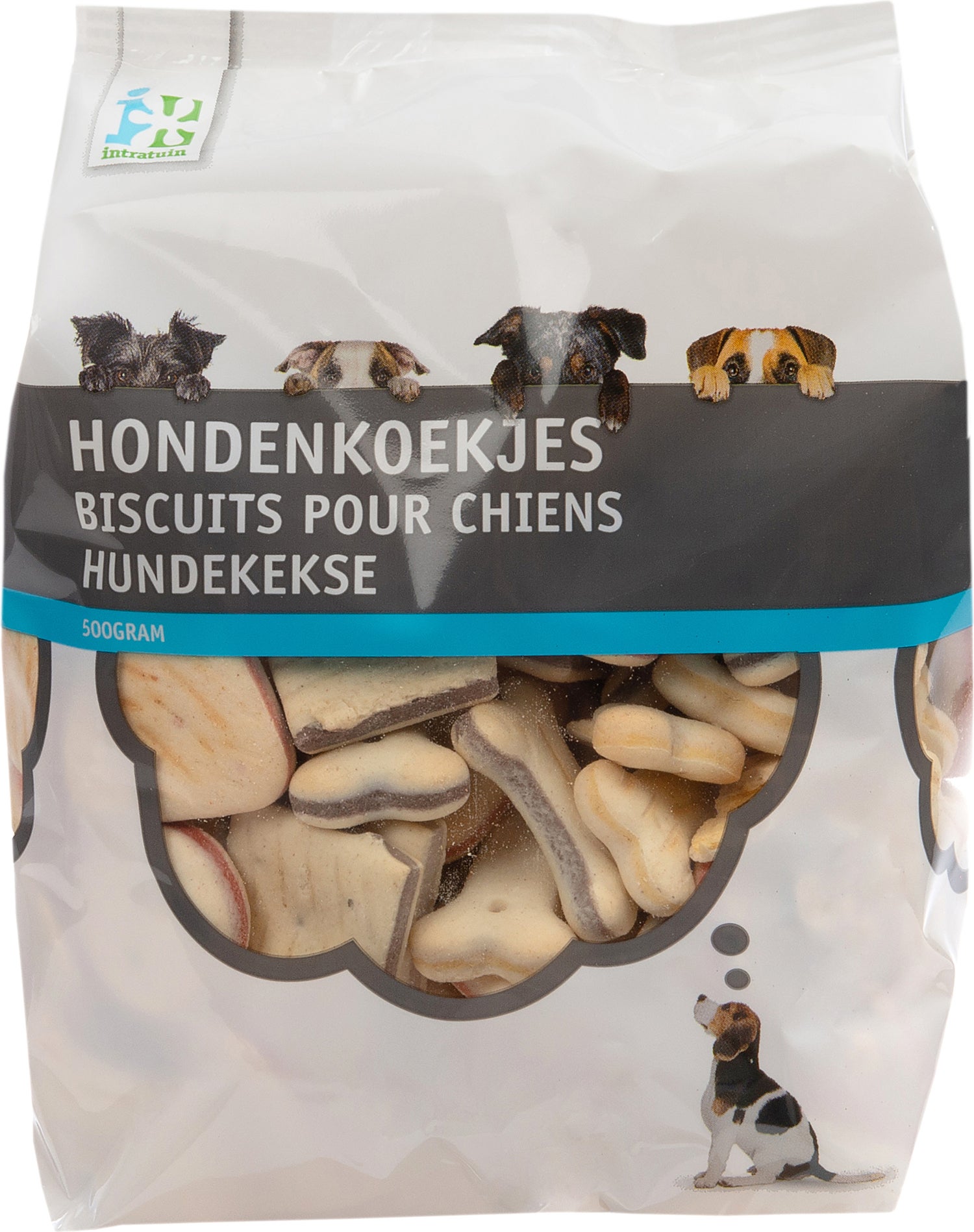 Intratuin hondenkoekjes Merg Goldmix 500 g