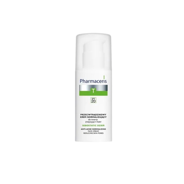 Pharmaceris T Sebostatic Anti-Akne mattierende und normalisierende Gesichtscreme SPF20 50 ml