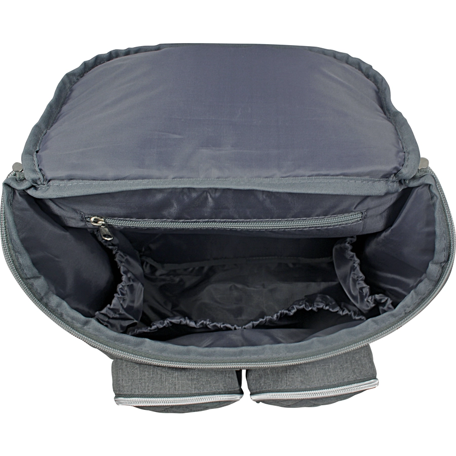 DOOKY Wickelrucksack 2 in 1 Grey melange