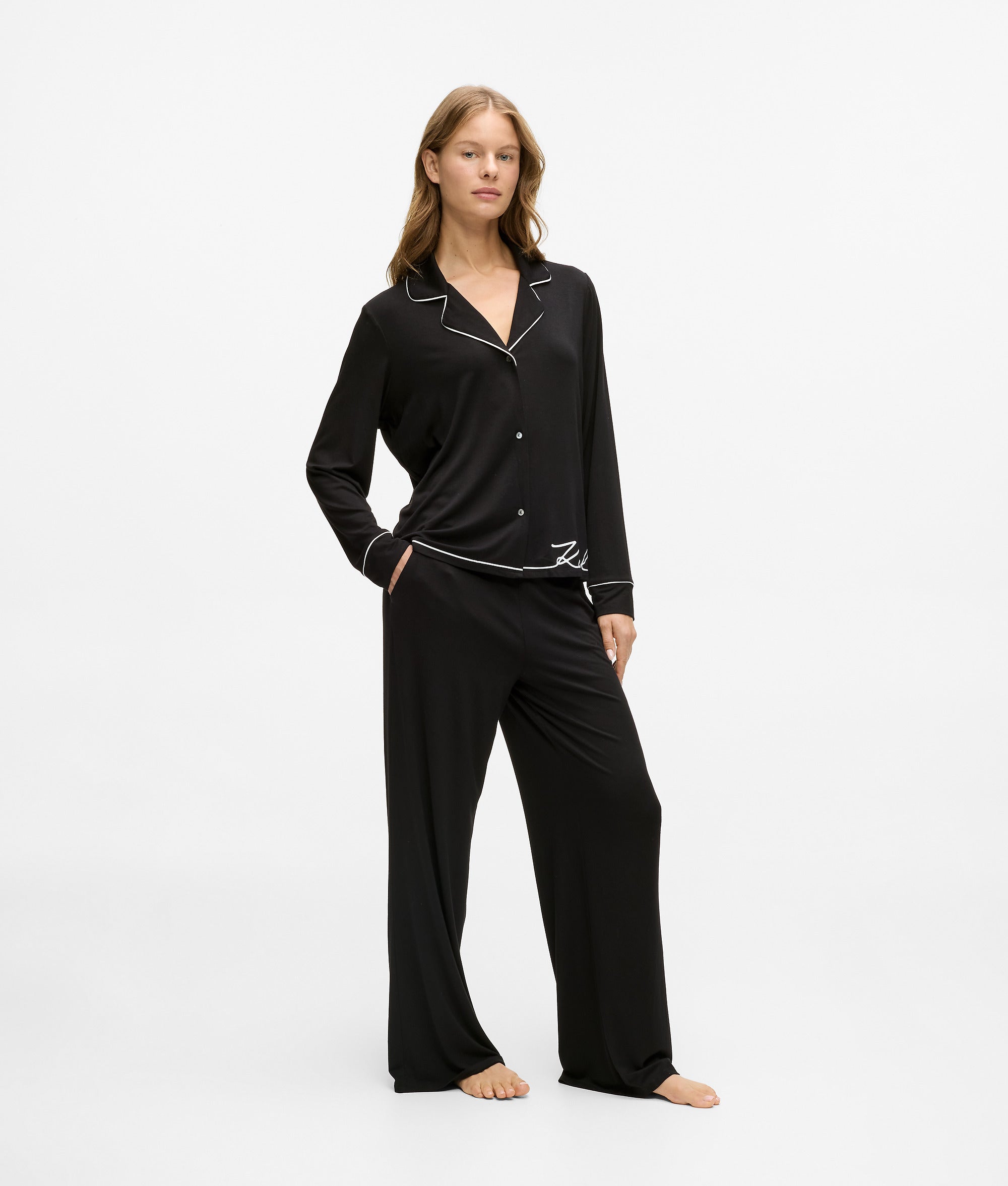 Signature lange pyjamaset