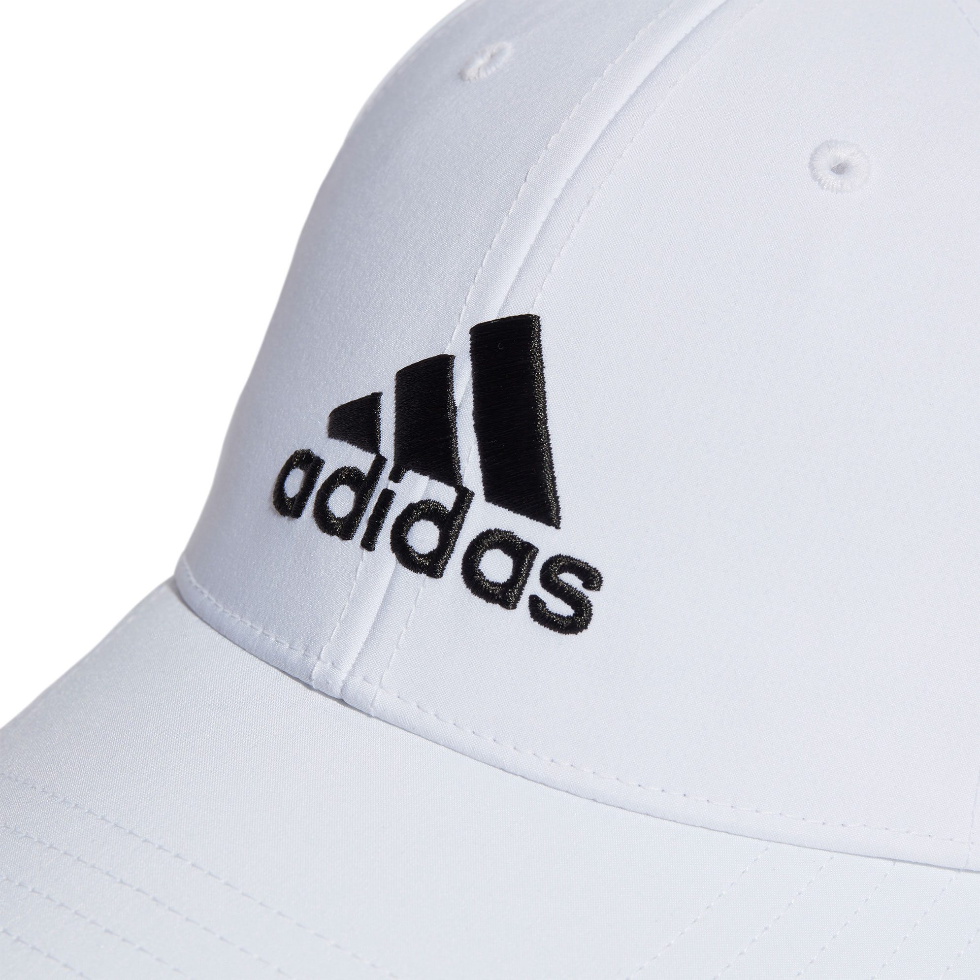 adidas Embroidered Logo Lightweight Baseball Kappe Kinder weiß