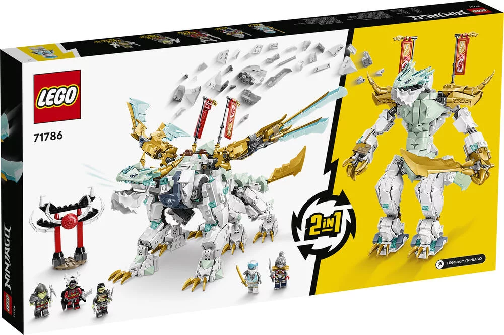 LEGO®NINJAGO® 71786 - LA CREATURE DRAGON DE GLACE DE ZANE