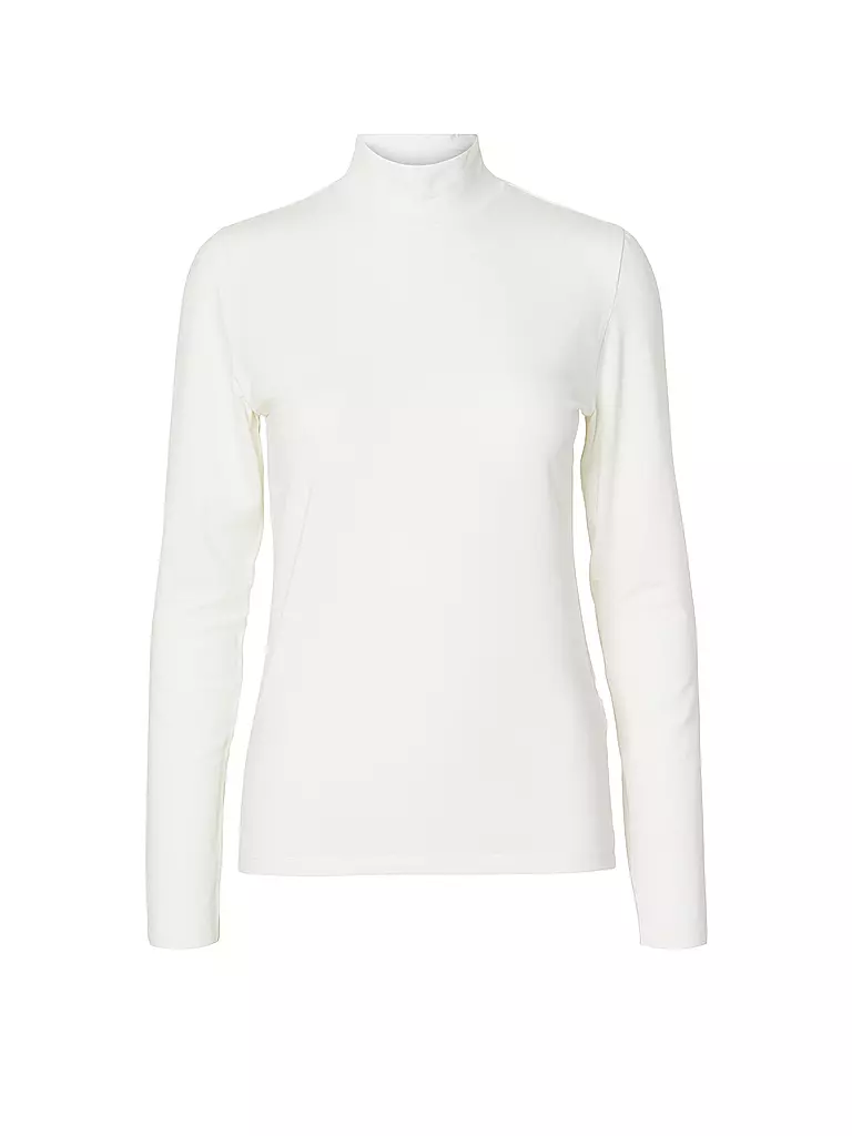 SELECTED FEMME Langarmshirt SLFMANJA weiss