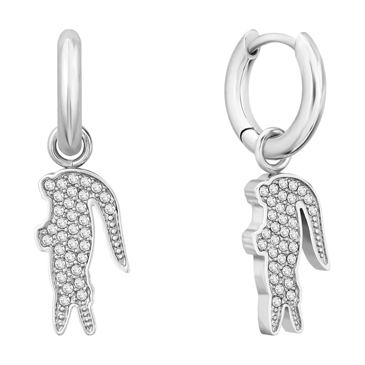 Boucles d'oreilles LACOSTE acier