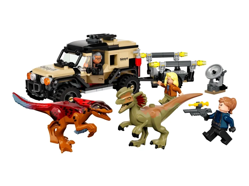 LEGO Jurassic World 76951 Pyroraptor og dilophosaurus-transport