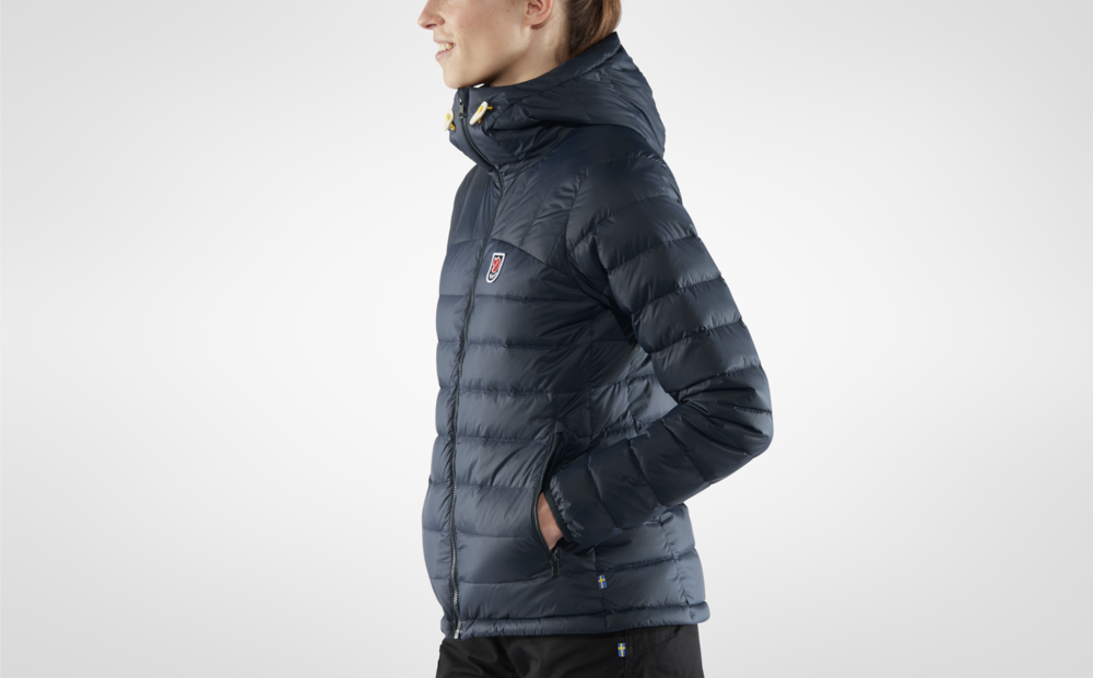 Fjällräven Expedition Pack Down Hoodie, Dame<br>Veldig lett dunjakke