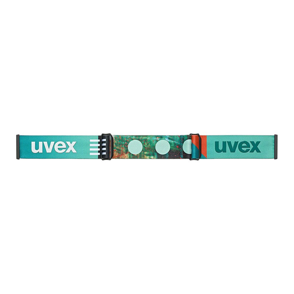 Uvex EVIDNT ATTRACT - Masque ski + écran supplémentaire green/mirror green