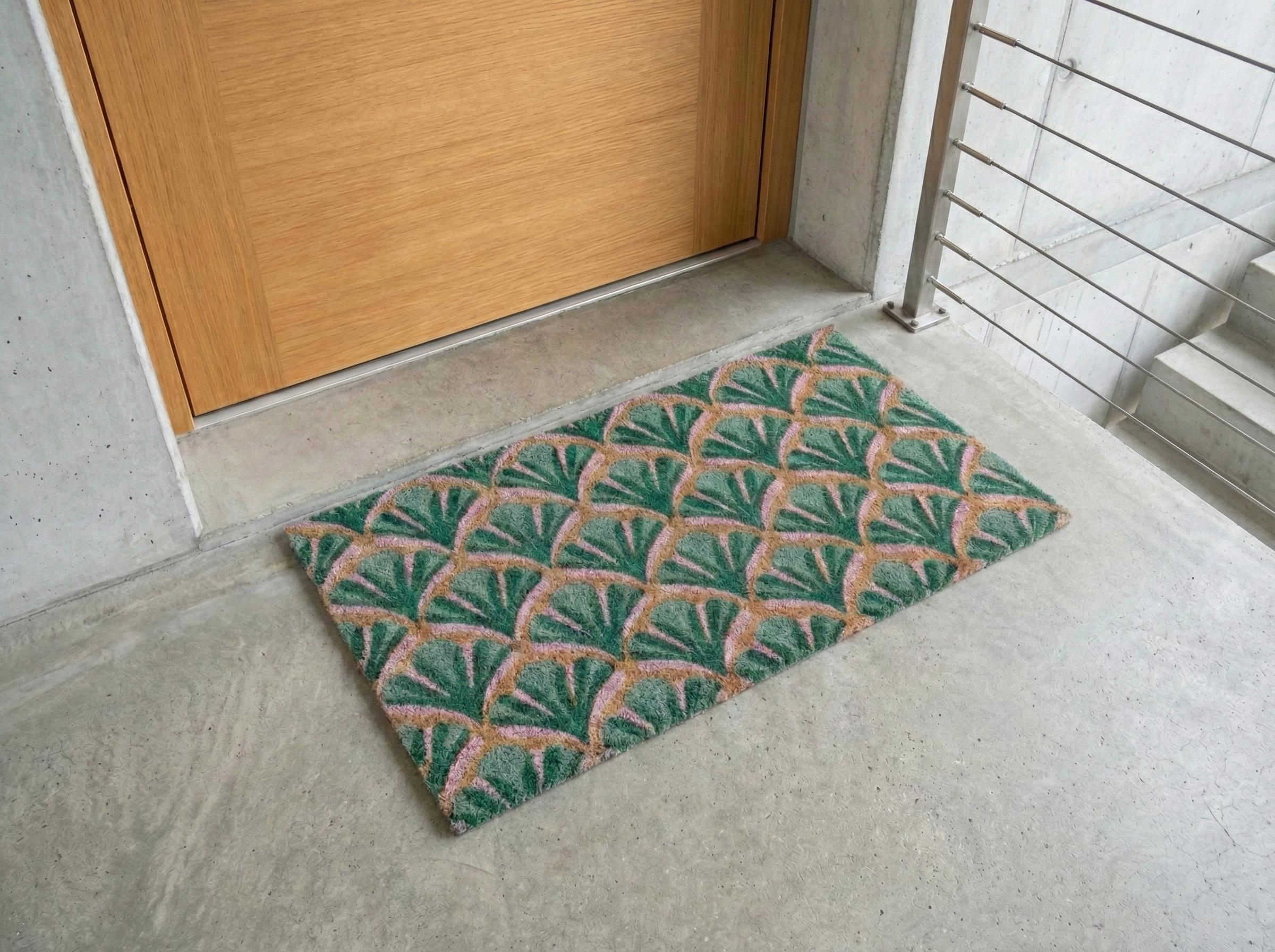 Deurmat TATALIK Groen 50 x 80 cm Kokos