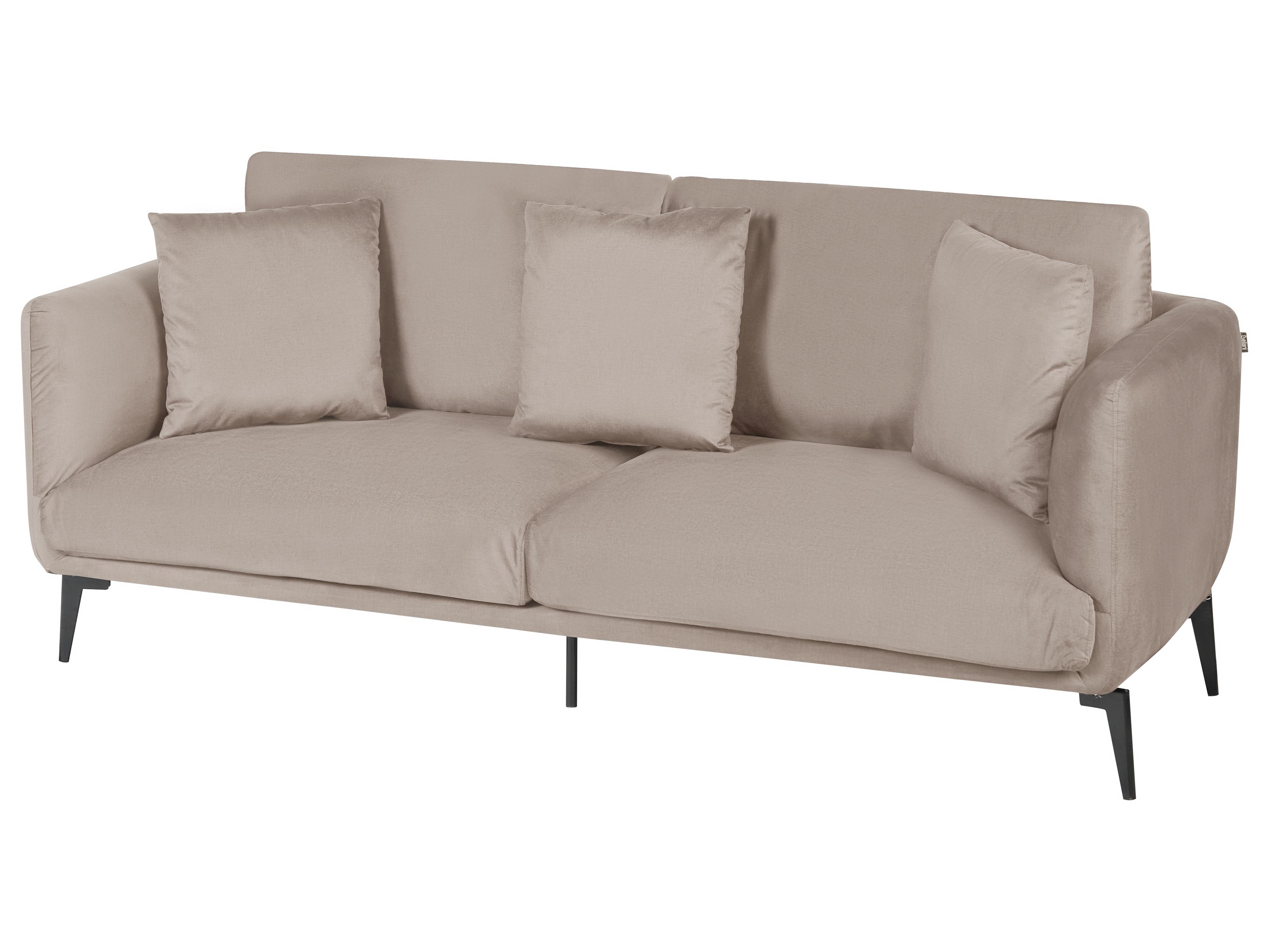 Bank 3-zits BODUM Fluweel Beige