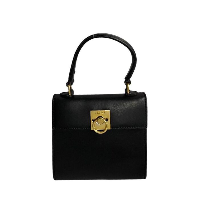 Celine Vintage Celine Handbag Black