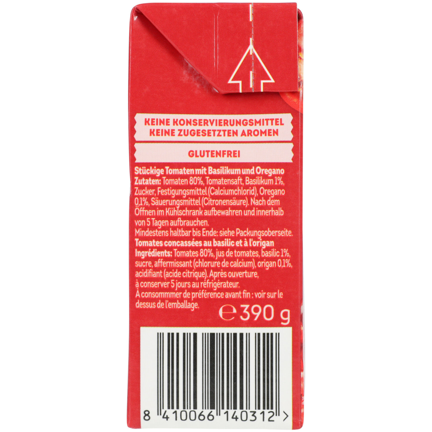 Heinz Tomato Stückig Basilikum & Oregano