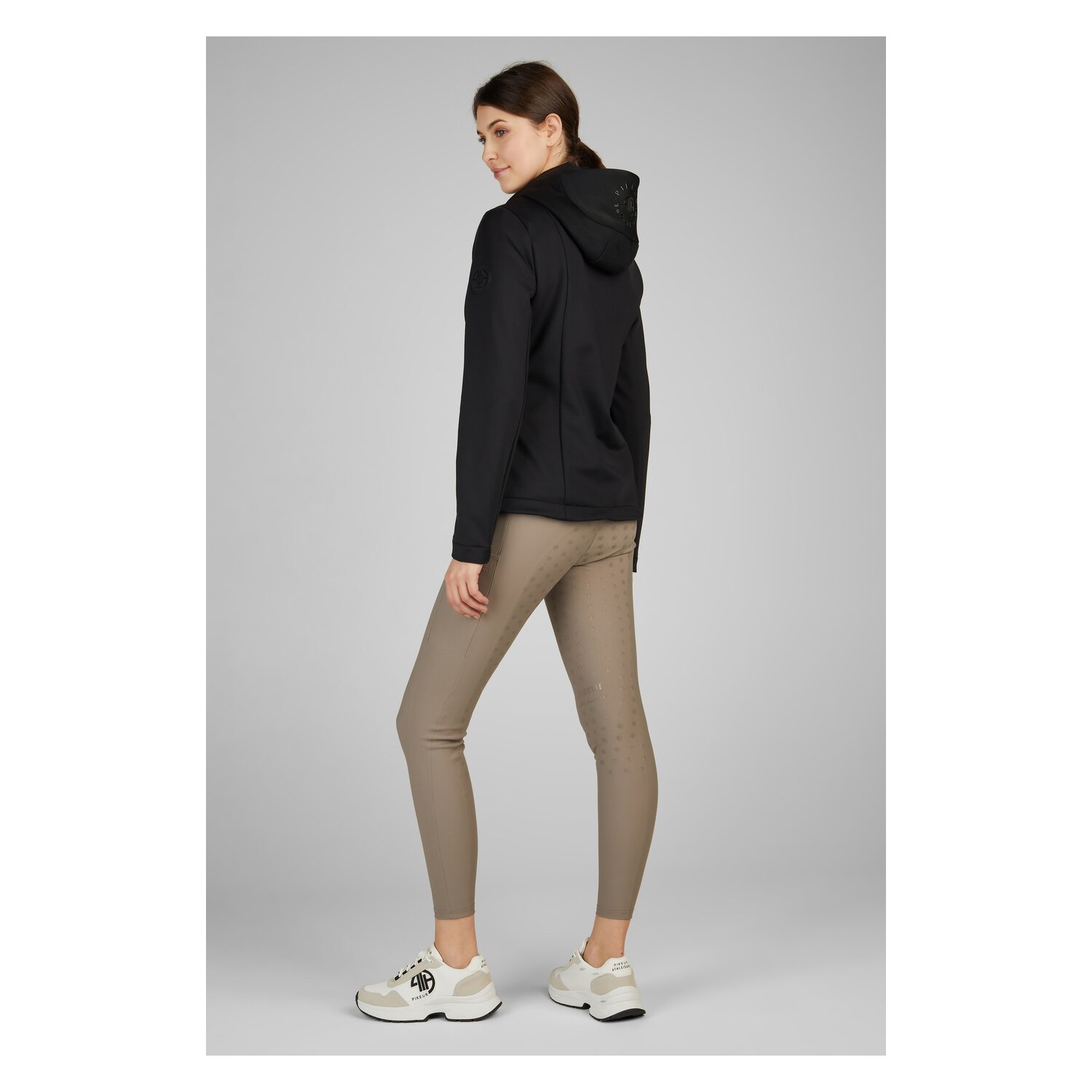 PIKEUR Athleisure Softshell-Materialmixjacke - black