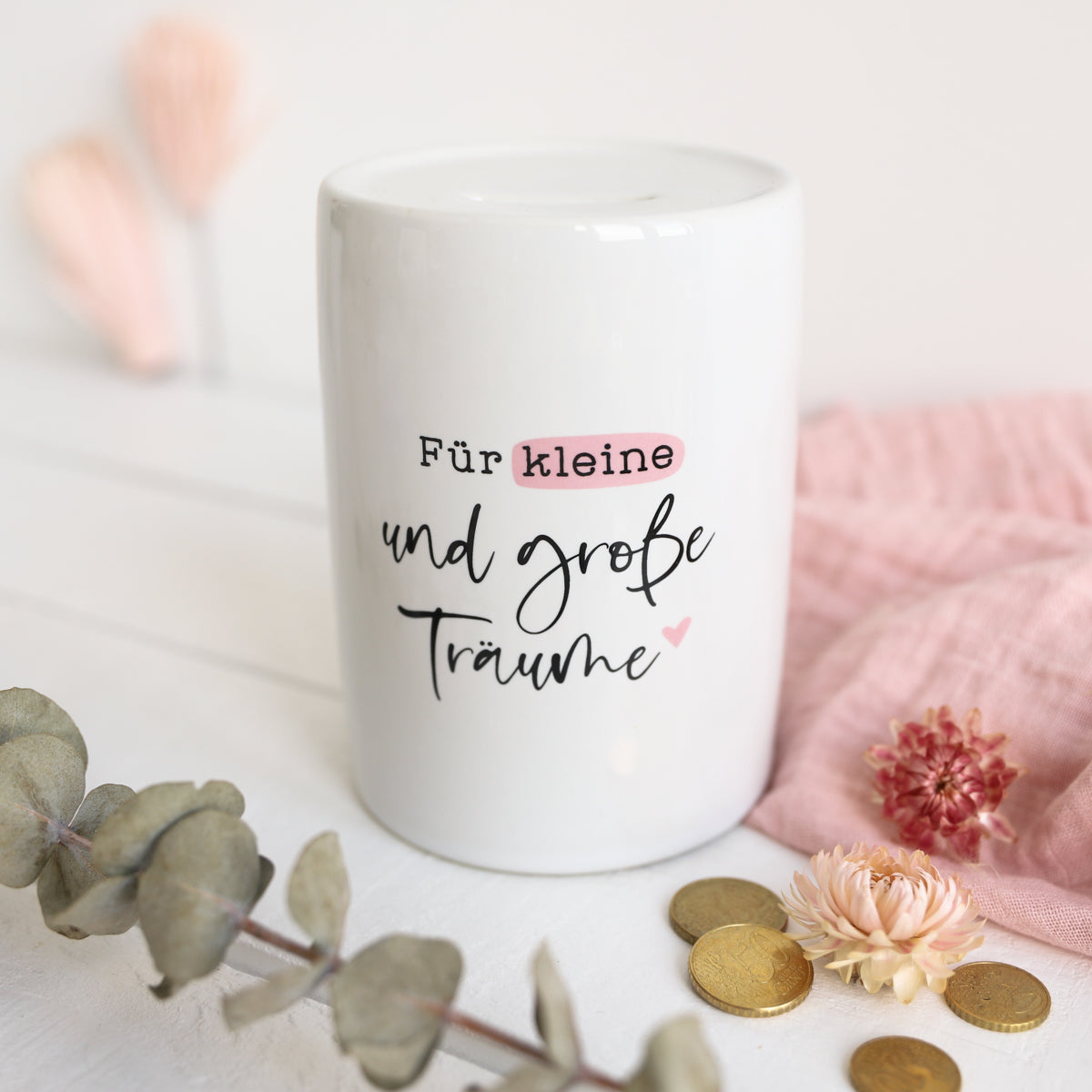 Spardose „Für kleine und große Träume