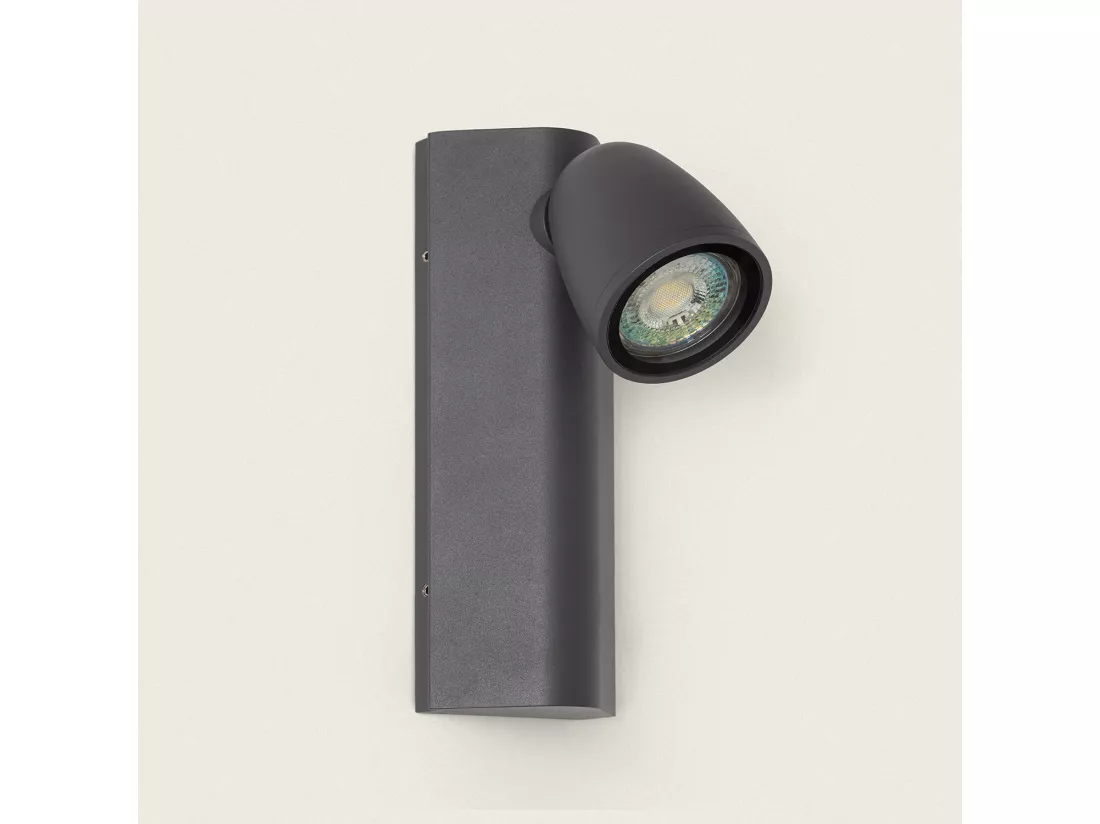 Applique Murale Extérieur Aluminium Abel Gris foncé