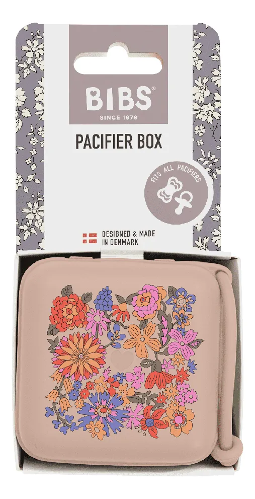 BIBS x Liberty Pacifier Box - June Blossom Blush