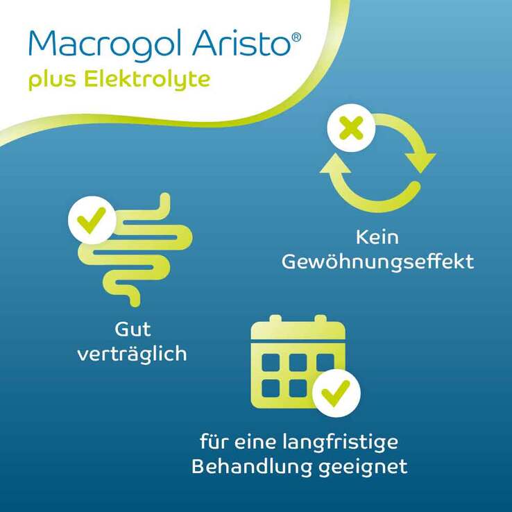 Macrogol Aristo plus Elektrolyte 13,72 g Ple, 100 St