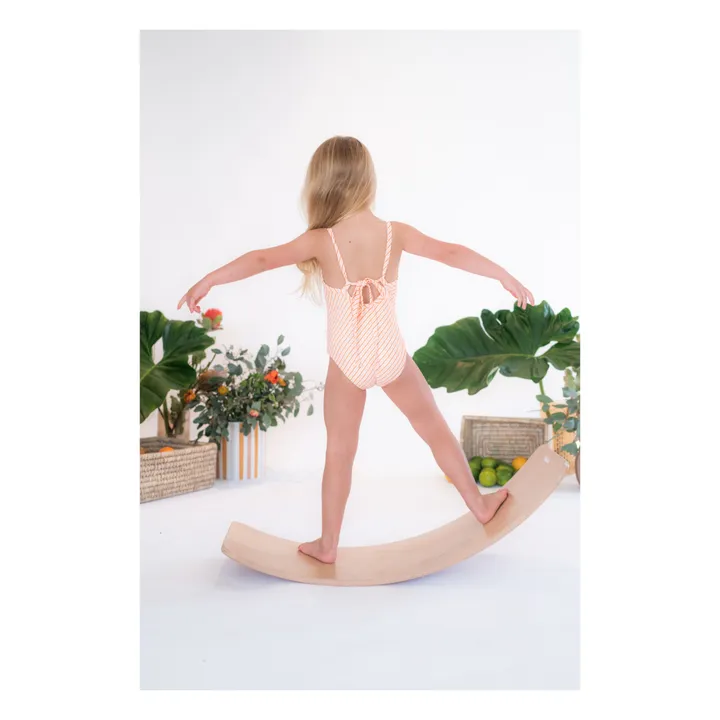 Ina Swim Maillot 1 Pièce Mara Rayé | Corail