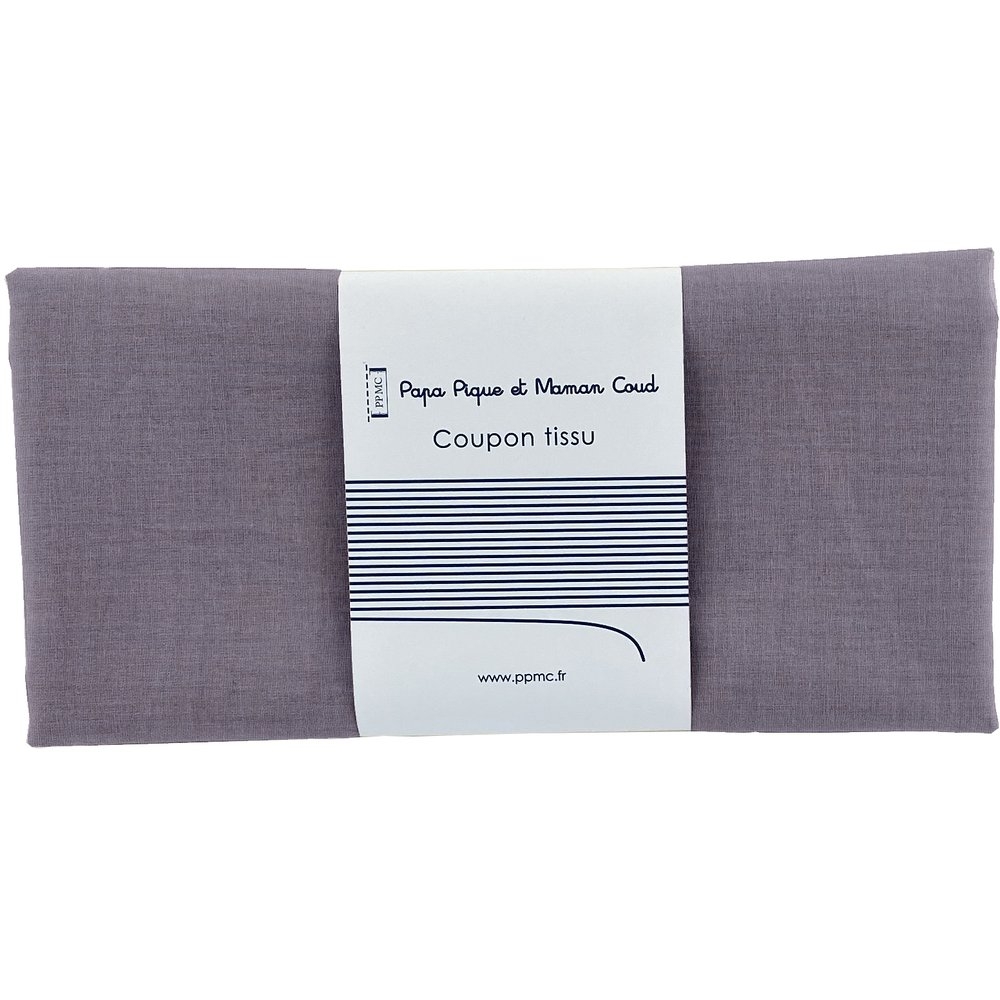 Coupon Tissu 50 Cm Gaze Lilas