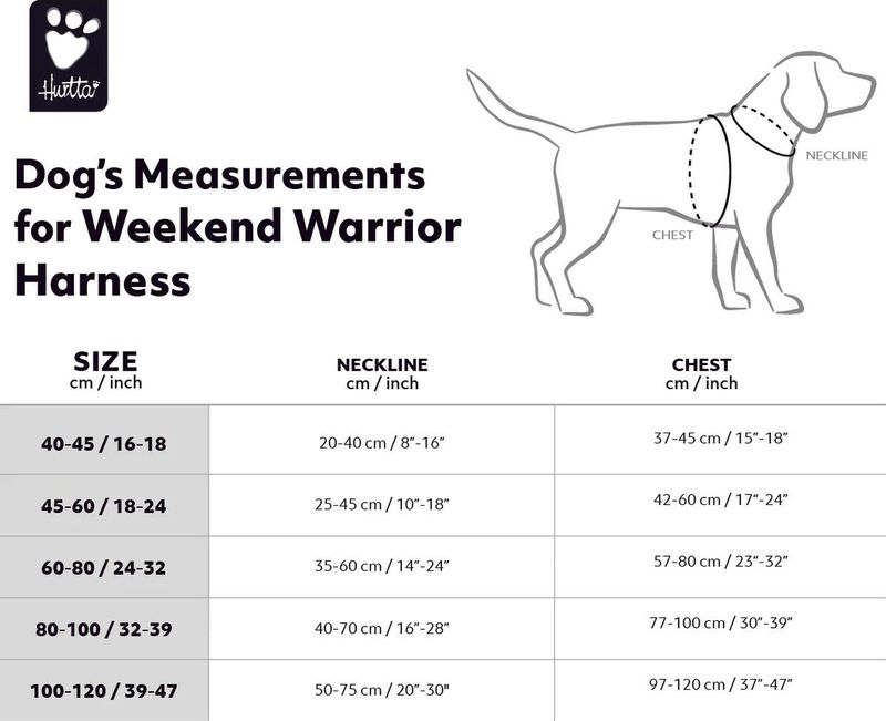 Hurtta Hondentuig Weekend Warrior Harness voor Honden Kleur: Desert Borstomvang: