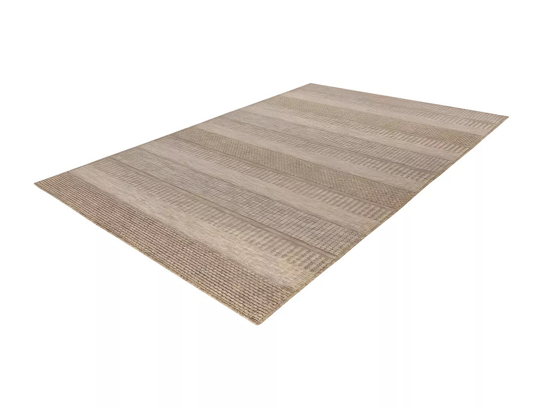 Tapis 170x120cm, design C303A coloris naturel - Confort et élégance pour votre intérieur
