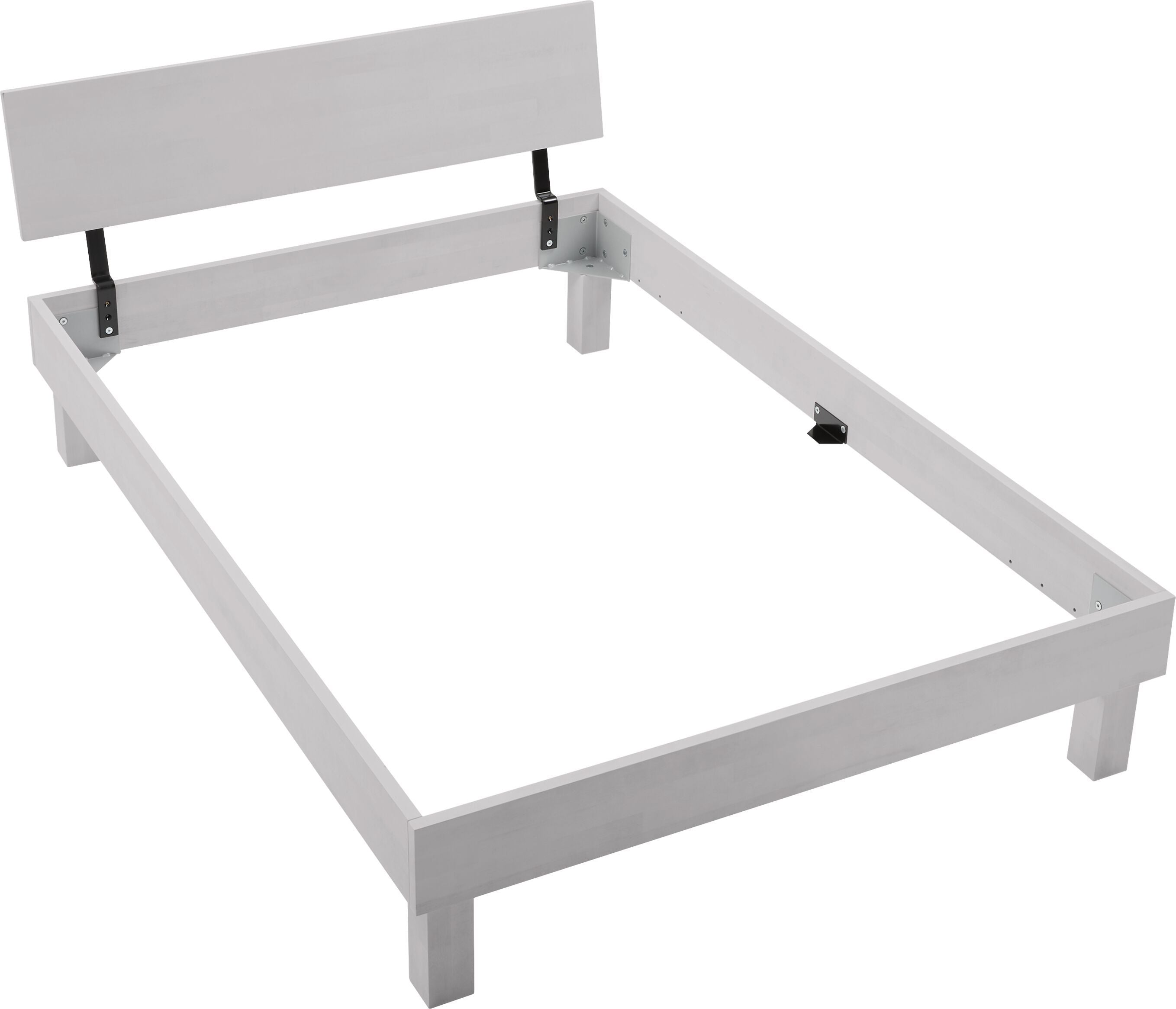 CARA Bett - Buche weiss / B: 120.0 cm x T: 200.0 cm