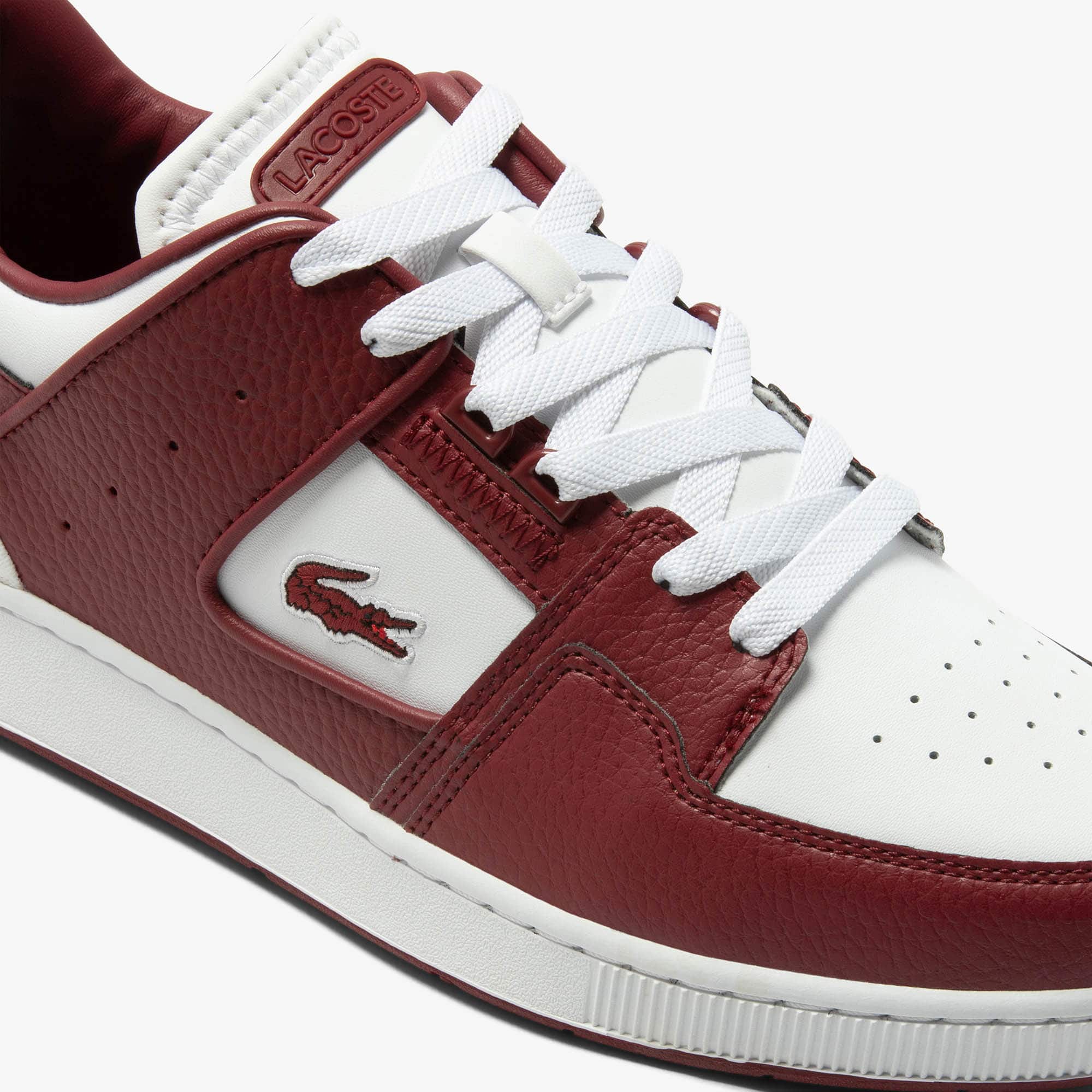 Sneakers Court Cage femme en cuir et synthétique Sneakers - Blanc - Lacoste - Femme