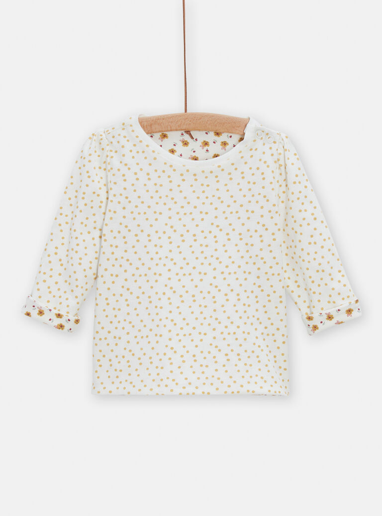 T-shirt réversible pour bébé fille